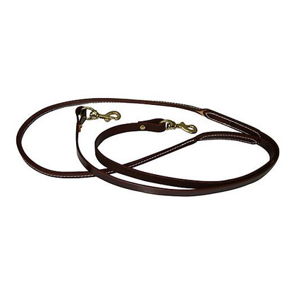 Western Rolled Double Snap Roping Rein (765839808530)