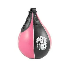 ProForce Leather Speed Bag Boxing Karate Training Punching MMA Target Pink New