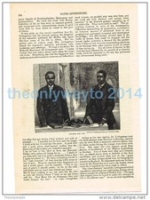 CHUMAH AND SUSI, DAVID LIVINGSTONES SERVANTS, BOOK ILLUSTRATION/PRINT, 1877
