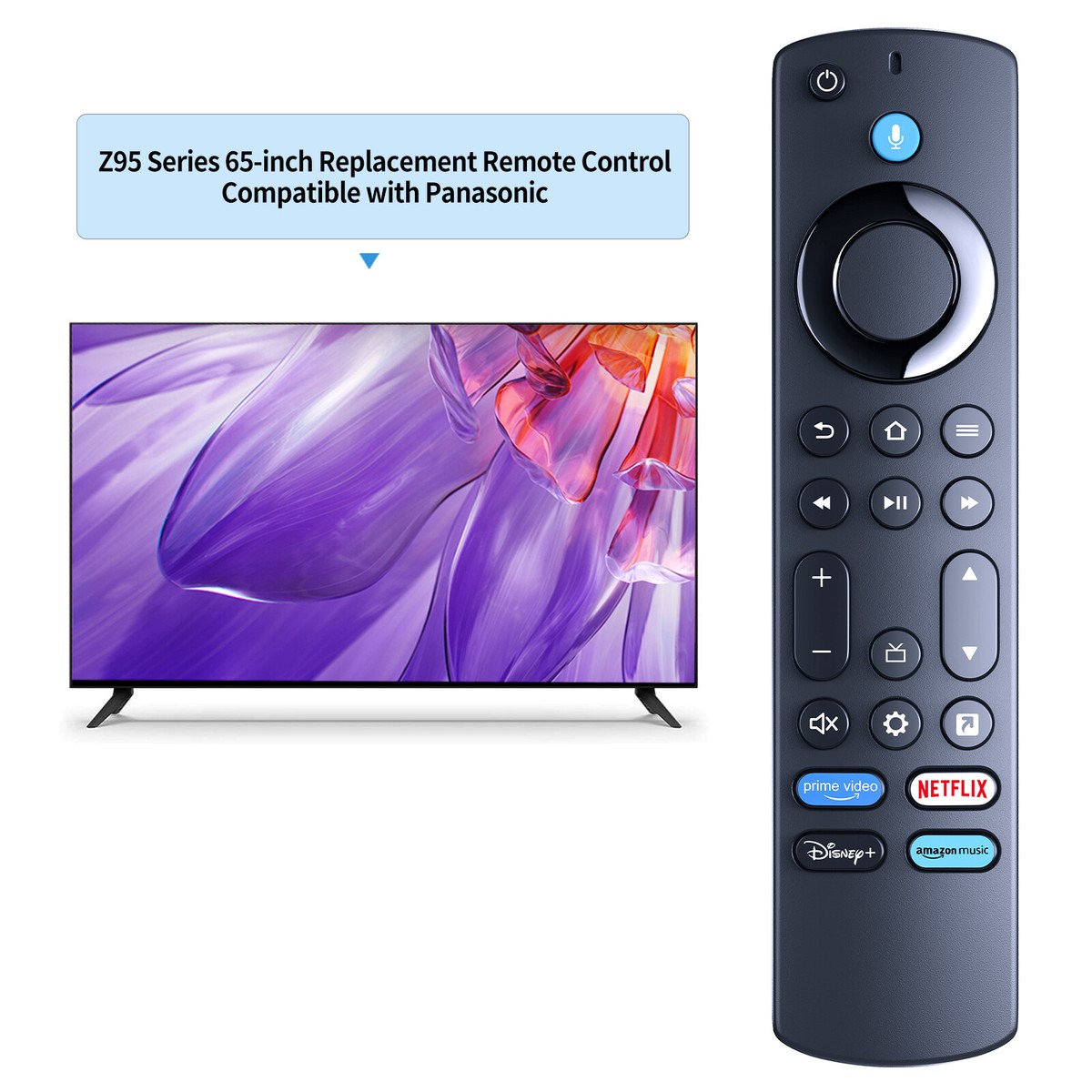 Voice Remote Control For Panasonic Fire TV Z95 Series OLED 4K