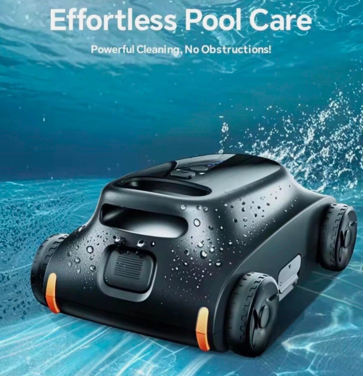 Robot limpiafondos piscina automático NUEVO SEAUTO SAT10 sin cable 2 motores