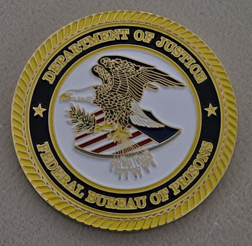 Federal Bureau of Prison National Corrections Academy Aurora, CO, moneda de desafío - Imagen 2 de 2