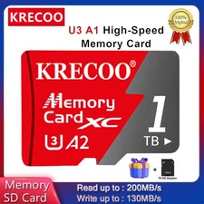 Micro SD Card 2TB Memory Card for Camera/Drone/Dash Cam/GOPRO/Tablet/PC/Phone