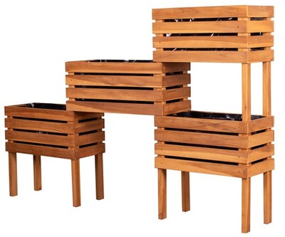 Teakholz Hochbeet Dundee