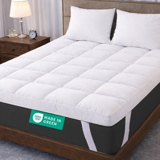 Mattress Topper Soft Fluffy Hypoallergenic Microfibre Comfort Luxury Topper