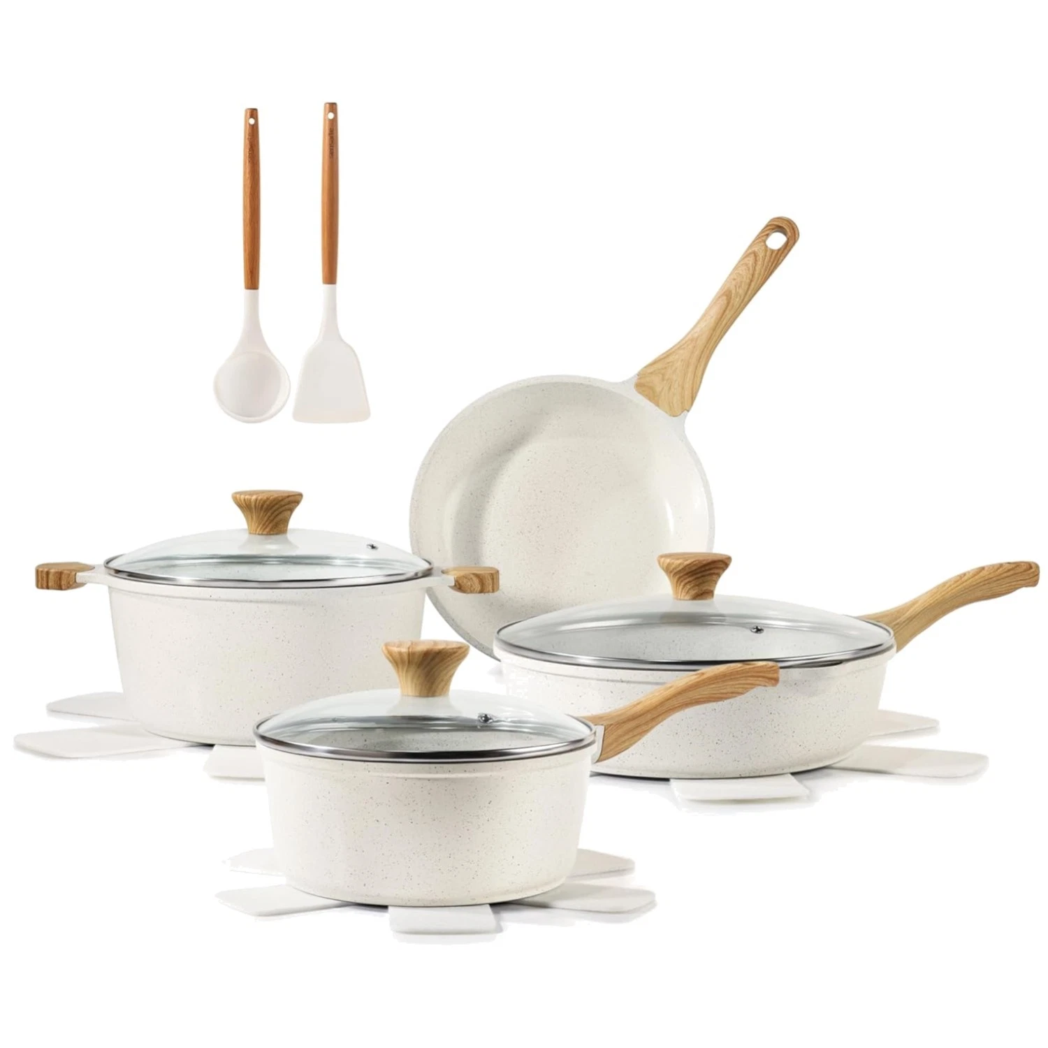 Nonstick Cookware Set, 13-Piece, PFAS Free
