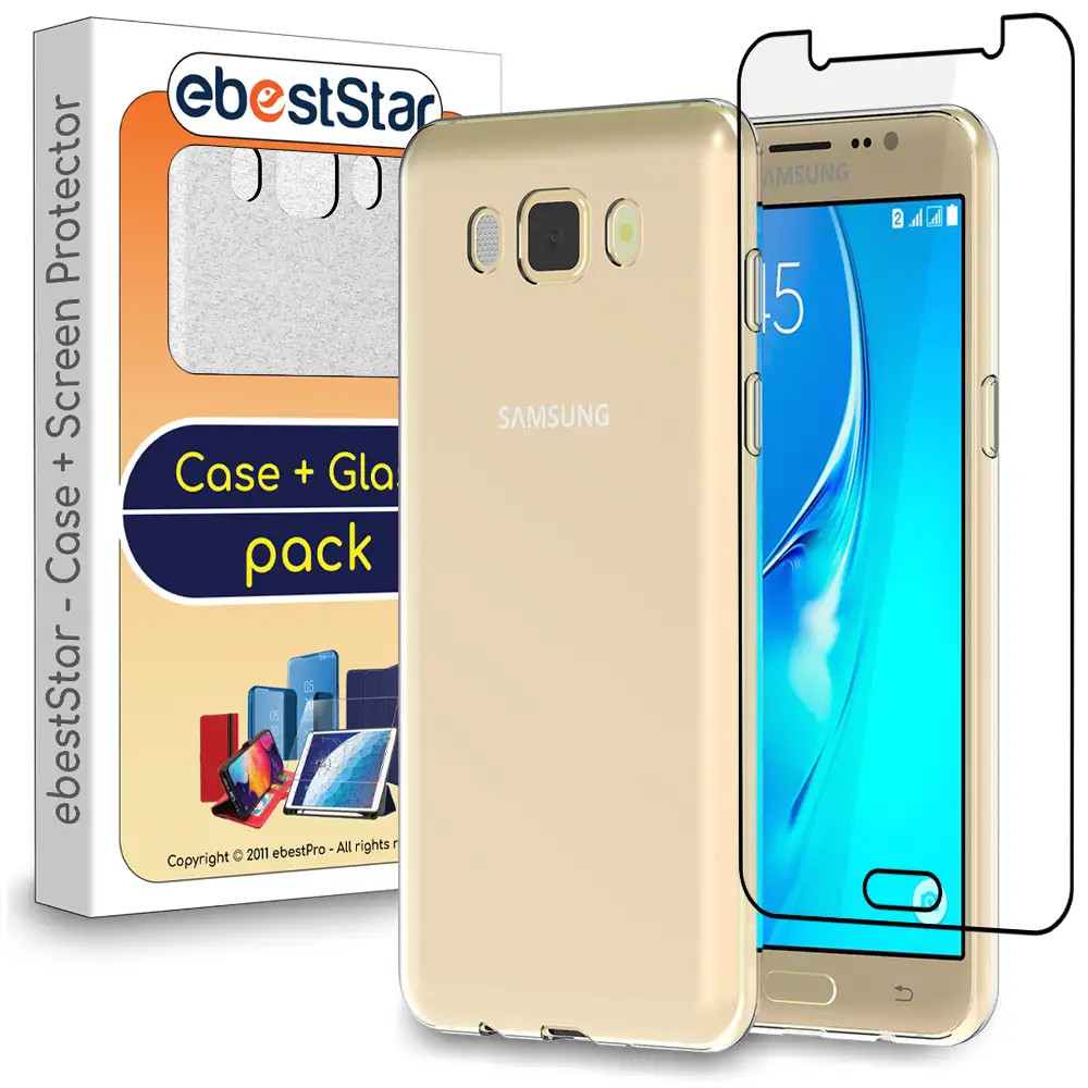 Coque Samsung J5 2016 antichoc transparente en silicone et verre