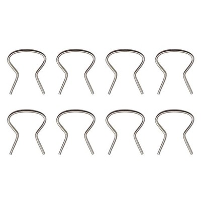 LAINLOY 8PCS Car Window Handle Crank Retainer Clip, 76980 8PCS, Silver 
