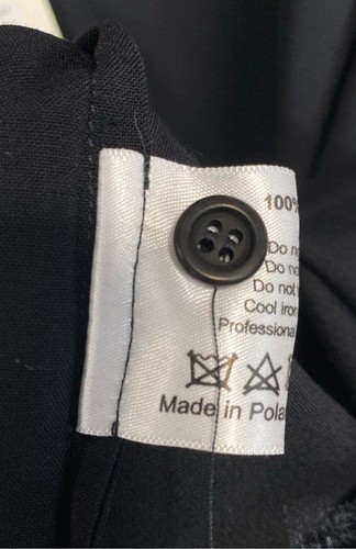 Eskandar Black Long Sleeve Button Up V-Neck Shirt - Size 1 - Picture 6 of 6