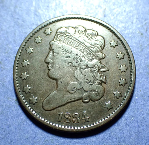 1834 Classic Head Half Cent — photo from another recent sale