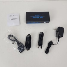 KVM Switch Box HDMI Dual Monitor 2 2 Displayport USB 3.0 By VPFET
