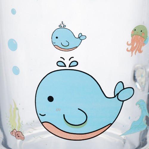 Kindergläser Kinder Trinkbecher 400 ml Kindergläser Set Henkelglas Kinder - Bild 8 von 10