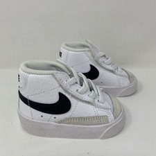 Nike Blazer Mid '77 TD White/Black Toddler Shoes 2C