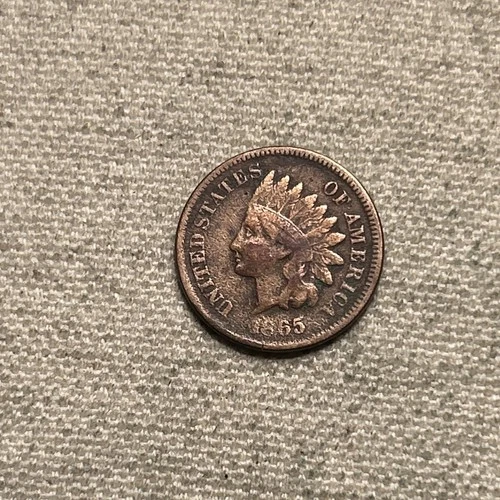 1865 Indian Head Cent VG ZM