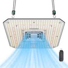 VIVOSUN AeroLight A150SE LED Grow Light w/ Air Circulation Fan & E25 Growhub
