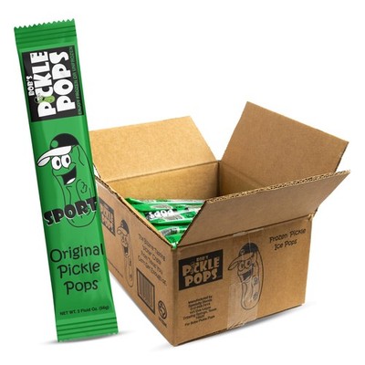 Bob's Pickle Pops - Original Dill Juice Flavor Ice Pops - Pre Workout Freeze ...