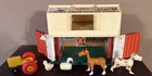 Fisher Price Family Play Farm Barn Animals Tractor VTG Collectible 1967