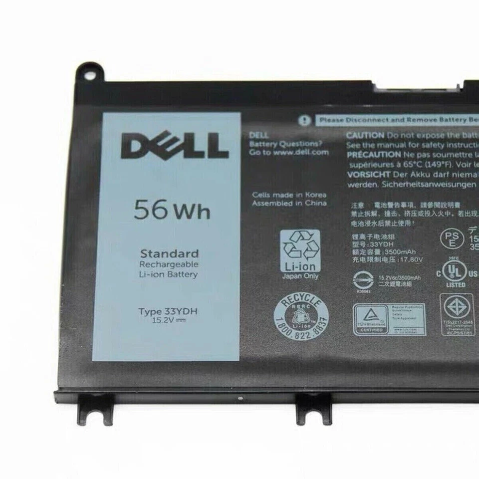 Подлинный OEM 33YDH 56Wh аккумулятор для Dell Dell Latitude 3480,3500,3400 серии новый! - Изображение 3 из 4