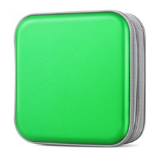 Bivisen DVD Case Wallet Holder Binder - 48 Capacity CD/DVD 48 Capacity, Green