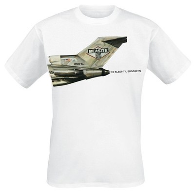 Beastie Boys T-Shirt Herren No Sleep Til Brooklyn Plane weiß