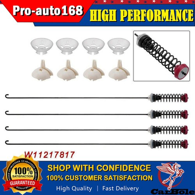 #ad 26.8in Washer Suspension Rod Kit 4Pack For Whirlpool Maytag W11217817 W11159470 $35.99