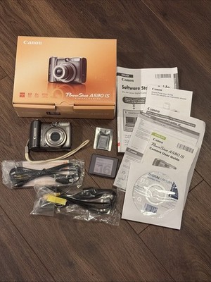 Canon PowerShot A590 IS 8.0MP Digital Camera - Gray