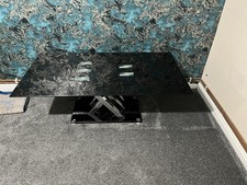 Black Colour Glass Table