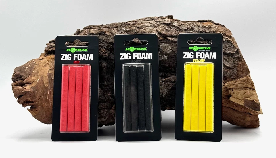 Korda Zig Foam Red Yellow Black Schaumstoffstäbchen 4 Stück für Zig Rigs DA