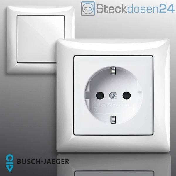 BUSCH-JAEGER Busch Jaeger Balance SI 914 Schalter Steckdosen Alpinweiß Busch Jäger