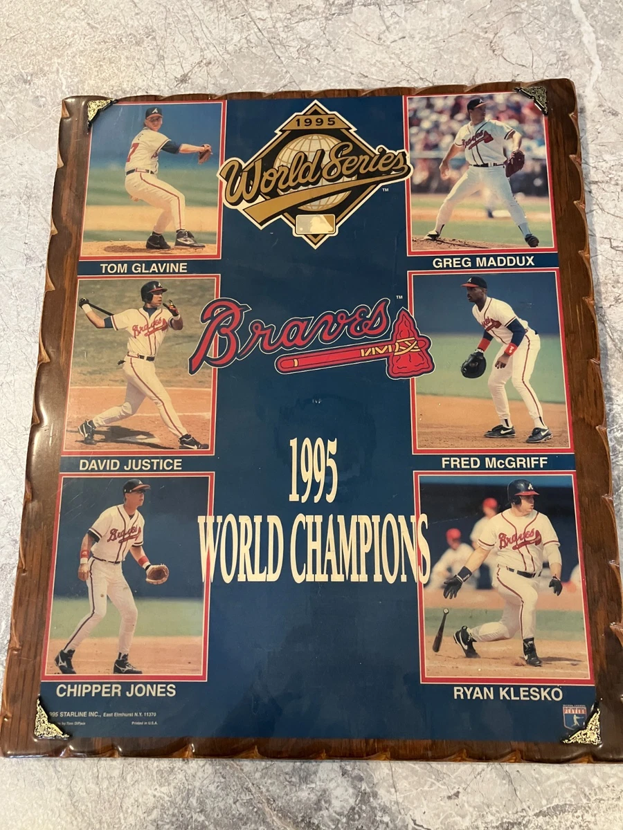 Baseball Atlanta Braves Vintage Sports Memorabilia 1995 for sale