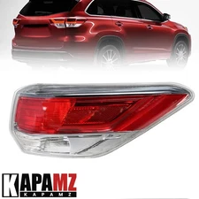 Outer Right Passenger Side Tail Light Brake Lamp For 2014-2016 Toyota Highlander