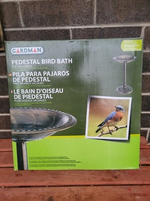 Gardman Pedestal Bird Bath designed for wild birds