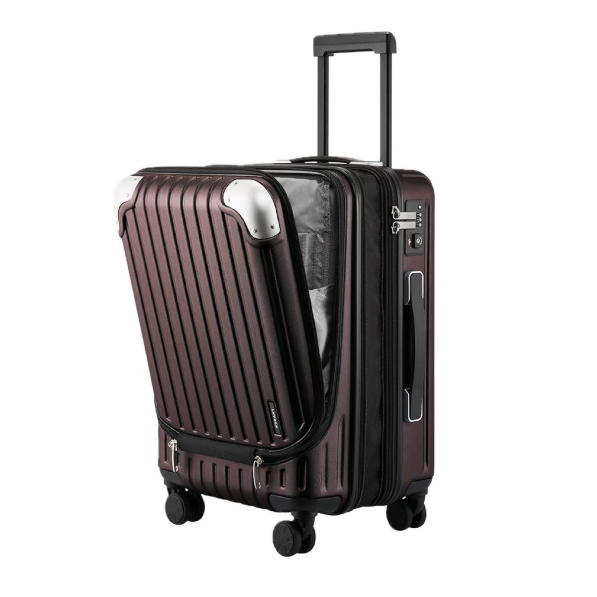 LEVEL8 Grace EXT Carry-On Luggage, 20&rdquo; Hard Case (Red) NEW