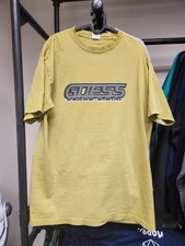 Vintage Guess Jeans T Shirt Sz LG Style 01350 Green