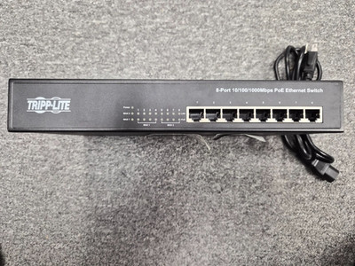 Tripp Lite NG8POE 8-Port Gigabit POE Ethernet Switch