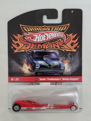 Hot Wheels 2010 Drag Strip Demons "Snake" Prudhomme's "Wedge Dragster" # 18/25