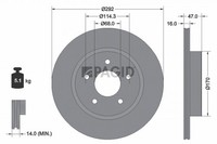 2X Bremsscheibe Pagid 55781NC FüR Renault Koleos 2 Austral Espace 6 RHN Tce 160