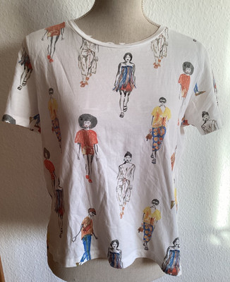 NEUw ZARA Damen/Mädchen T-Shirt Gr M Sommer Oberteil, Top, Statement