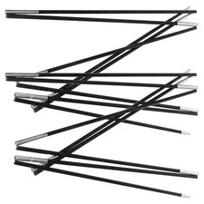 2 Pcs Extension Poles for Tarp Tent Building Supporting Rod Beach Canopy