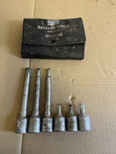 Sykes Pickavant spline screw 1/2" socket set No.019006 made in England