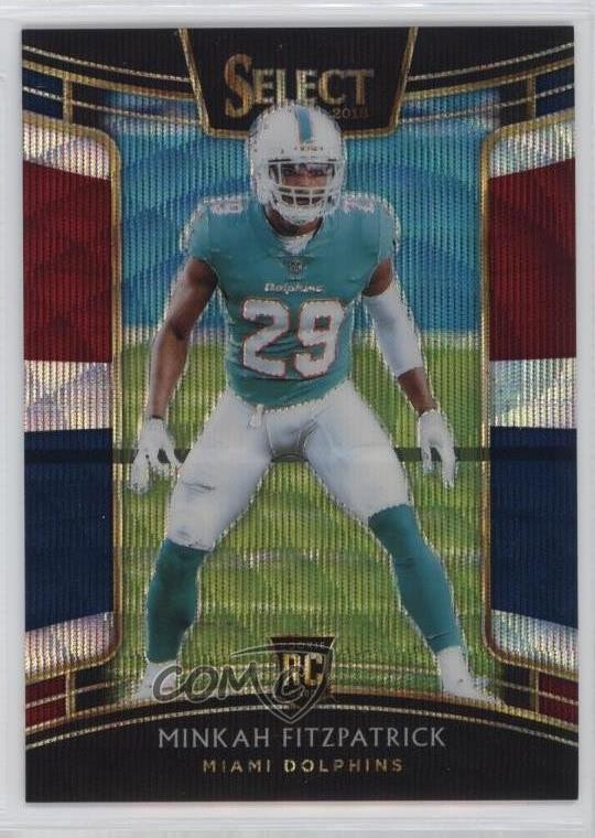2018 Panini Select Concourse Tri-Color Prizm 127/199 Minkah Fitzpatrick #51 0w4w