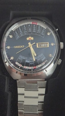  Orient Multi-Year Calendar Automatik - Blaues Zifferblatt & Original-Armband