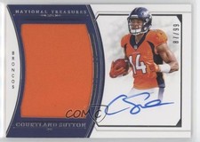 2018 Panini National Treasures 87/99 Courtland Sutton Rookie Relic Auto RC