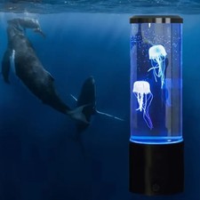 Jellyfish Lava Lamp, Aquarium Ocean Night Lights，7Colors LED Jellyfish Mood