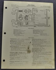 1932-1933 Buick 8cyl Wiring Diagram Sheet Series 50 60 80 90 Original
