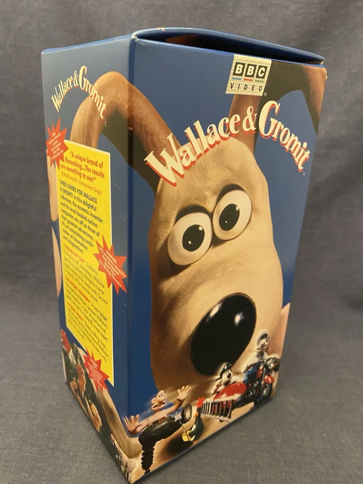 Wallace & Gromit VHS Box Set 1996 Close Shave Grand Day Wrong Trousers TESTED - Image 4 of 4