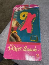 BARBIE Glitter Beach Fashions Doll Clothing 1992 Vintage NRFP 7779