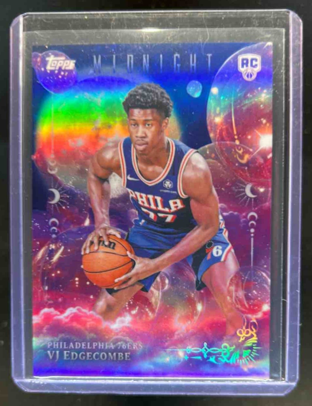 2025-26 Topps Midnight VJ Edgecombe Dreamland RC Rookie #DL-18 76ers