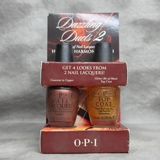 OPI 'Dazzling Duets 2' Holiday Harmony 2004 Nail Lacquer Set .5 oz ea