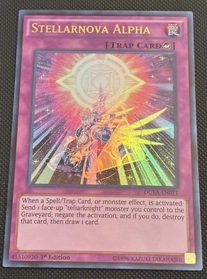 Yugioh! Stellarnova Alpha DUEA-EN071 Duelist Alliance 1st Edition Ultra Rare NM